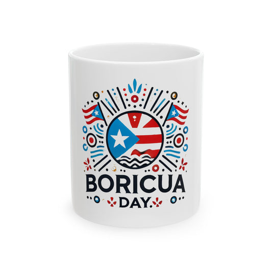 Ceramic Mug - BORICUA.DAY Celebration Design