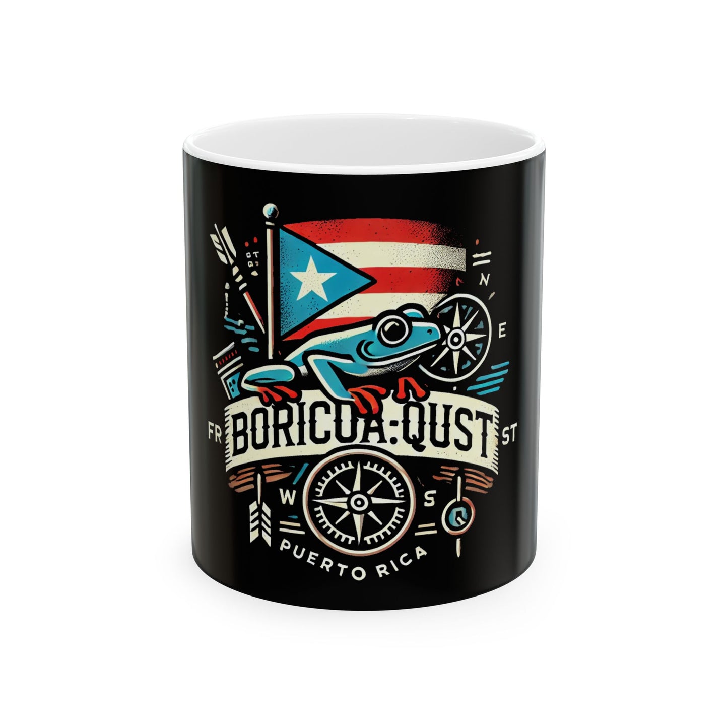 Mug - BORICUA QUEST Ceramic Mug (11oz, 15oz)